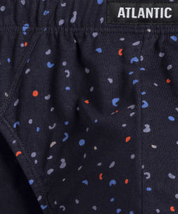 ATLANTIC 3MP-165 Трусы спорт Paint - набор 3 шт. графитовый + индиго + темно-синий  фото 2