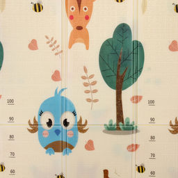 Коврик игровой 180*200*0,8 см Звери 2