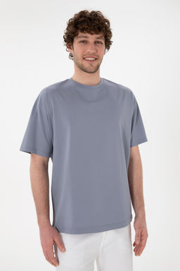 Erkek Comfort Fit Bisiklet Yaka Mavi Merserize Basic Ti__rt Sepette S_rpriz _ndirim - U.s. polo assn фото 4