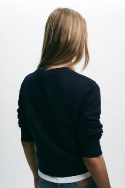 BASIC COTTON SWEATSHIRT - Zara фото 6