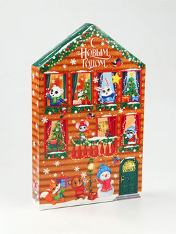 Адвент-календарь детский на 12 дней Новый год, сладкий подарок