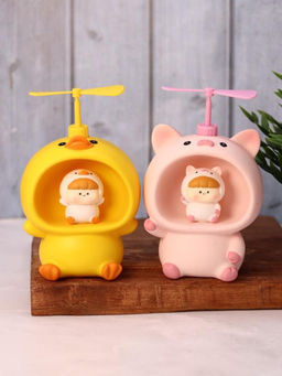 Kопилка - ночник Baby pig fan, pink (13,5 см), пластик