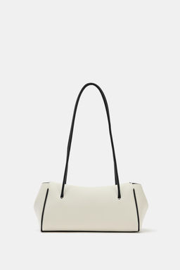 BOLSO DE HOMBRO ALARGADO / blanco