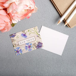 Цена за 20 шт. Открытка-мини Для тебя, 8?6 см