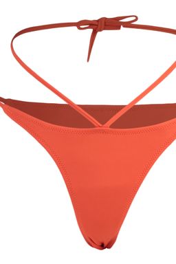 Turuncu Biyeli High Leg Bikini Alt? TBESS22BA0289