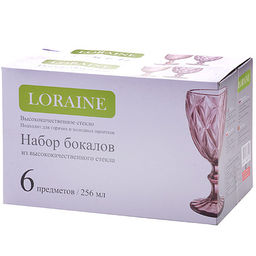 30460 Набор бокалов 250 мл 6 шт БОРДО LR (х4) - Mayer&boch фото 3