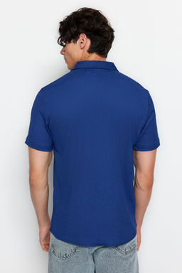 TRENDYOL MAN Haki Regular Fit K?sa Kol Yazl?k Dokulu Burumcuk Orme Gomlek TMNSS23GO00055 - Trendyolmilla фото 49