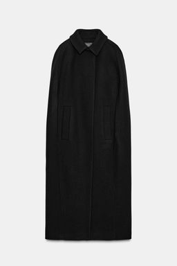 WOOL BLEND CAPE COAT ZW COLLECTION LIMITED EDITION - Zara фото 5