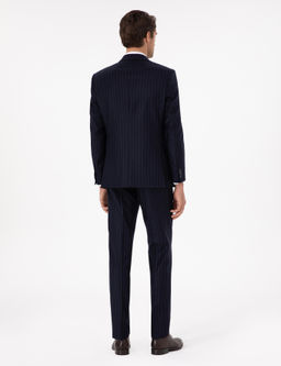 Темно-синий приталенный костюм - Cacharel фото 5