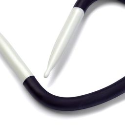 Спицы PRYM 191113 для вывязывания кос пластик d 7.0 мм 25 см 1 шт йога гибкие фото 4