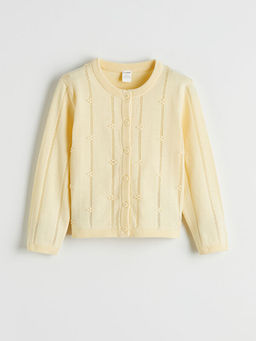 Bisiklet Yaka Ajurlu K?z ?ocuk Triko H?rka