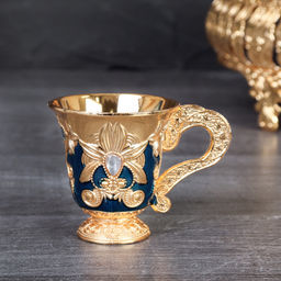 Коньячный набор / 244-6-Gold-Blue /уп 16/ Сине-золотой - ГалеонТрейд фото 4