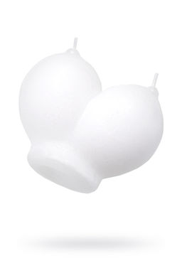 Свеча Pecado BDSM Сиськи, белая, 150 гр.
