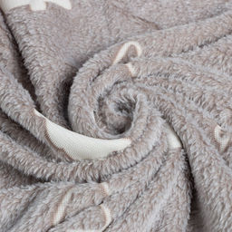 Плед светящийся в темноте «Этель. Елочки», 180×200 см, корал-флис