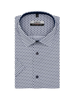 Сорочка мужская короткий рукав GREG 123/201/3227/Z/1  фото 2