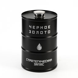 Фляжка Чёрное золото, нержавеющая сталь, 700 мл, 25 oz