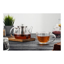 Чайник заварочный стеклянный Walmer Wave, 1 л, цвет прозрачный  фото 4