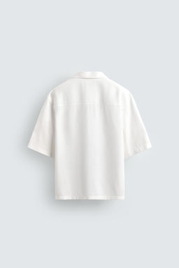 CAMISA FLUIDA BOXY FIT / Blanco roto - Zara фото 9