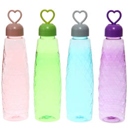 Цена за 2 шт. Бутылка питьевая пластиковая 600мл "Бриллиант", микс цветов