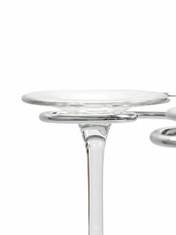 Подставка для бокалов, со стеклом, на 6 бокалов