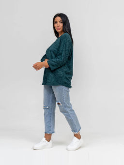 Туника женская, цвет зеленый