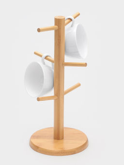 Дежатель для кружек BellaTenero Bamboo, 14.5×32 см, бамбук