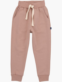 Брюки для девочки на резинке из кашкорсе UD 7517 мокко - Mini maxi фото 11