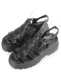 08-PEY337-2 BLACK Босоножки женские