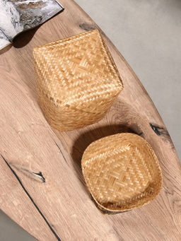 Корзинка плетёная «Масарта», 16×16×18 см