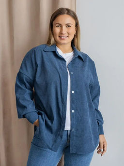 Рубашка женская вельвет РЖМ-01