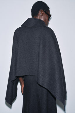 ASYMMETRIC SOFT CAPE - Zara фото 2