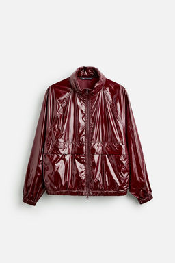 TECHNICAL JACKET WITH A SHINY FINISH - Zara фото 6