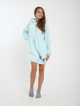 Халат "Лапки" бирюза