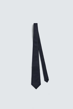 CORBATA ESTRUCTURA 100%SEDA AARON LEVINE X ZARA / Marino  фото 3