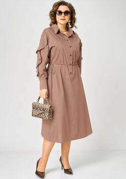 Платье EVA GRANT 7223 мокко