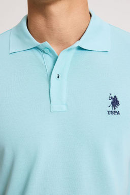 Erkek Slim Polo Yaka Aqua Basic Ti__rt