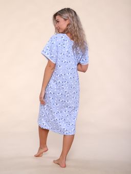 М296а сорочка Карина (сиреневые цветы)