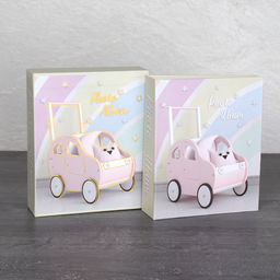 Фотоальбом 40 фото 10x15 Коляска сова / 9549 /уп 72/712479