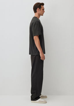 Antrasit Basic Tisort - Mavi фото 3