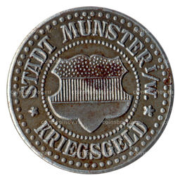 Монета 25 пфеннигов 1918 года Германия  Нотгельд (Мюнстер)