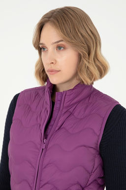 Женский фиолетовый жилет - U.s. polo assn фото 2