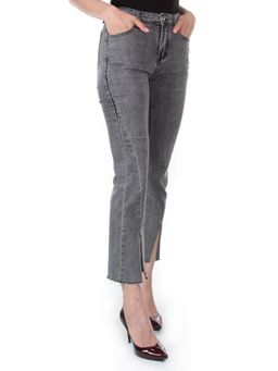 2352 DARK GRAY Джинсы женские AMG JEANS (95% хлопок, 5% эластан)