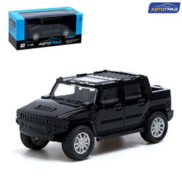 Машина металлическая Пикап, масштаб 1:43 инерция, цвет чёрный