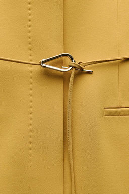 ZW COLLECTION WAISTCOAT WITH BELT AND VENTS - Zara фото 21