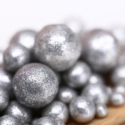 Цена за 2 шт. Посыпка кондитерская с мягким центром Блеск, серебро, 50 г - Кондимир фото 2