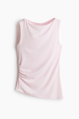 Top drapeado con escote barco - H&m фото 3