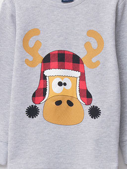 Bisiklet Yaka Y?lba?? Temal? Uzun Kollu Erkek ?ocuk Pijama Tak?m? - Waikiki фото 3