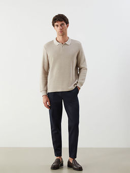 Polo Yaka Erkek Triko Kazak