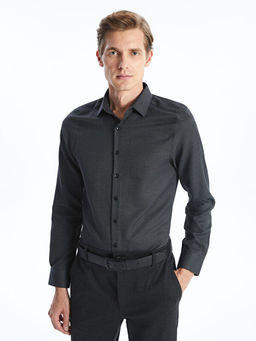 Slim Fit Uzun Kollu Arm?rl? Erkek G?mlek