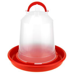 Кормушка-поилка подвесная пластмассовая 4л (Россия)